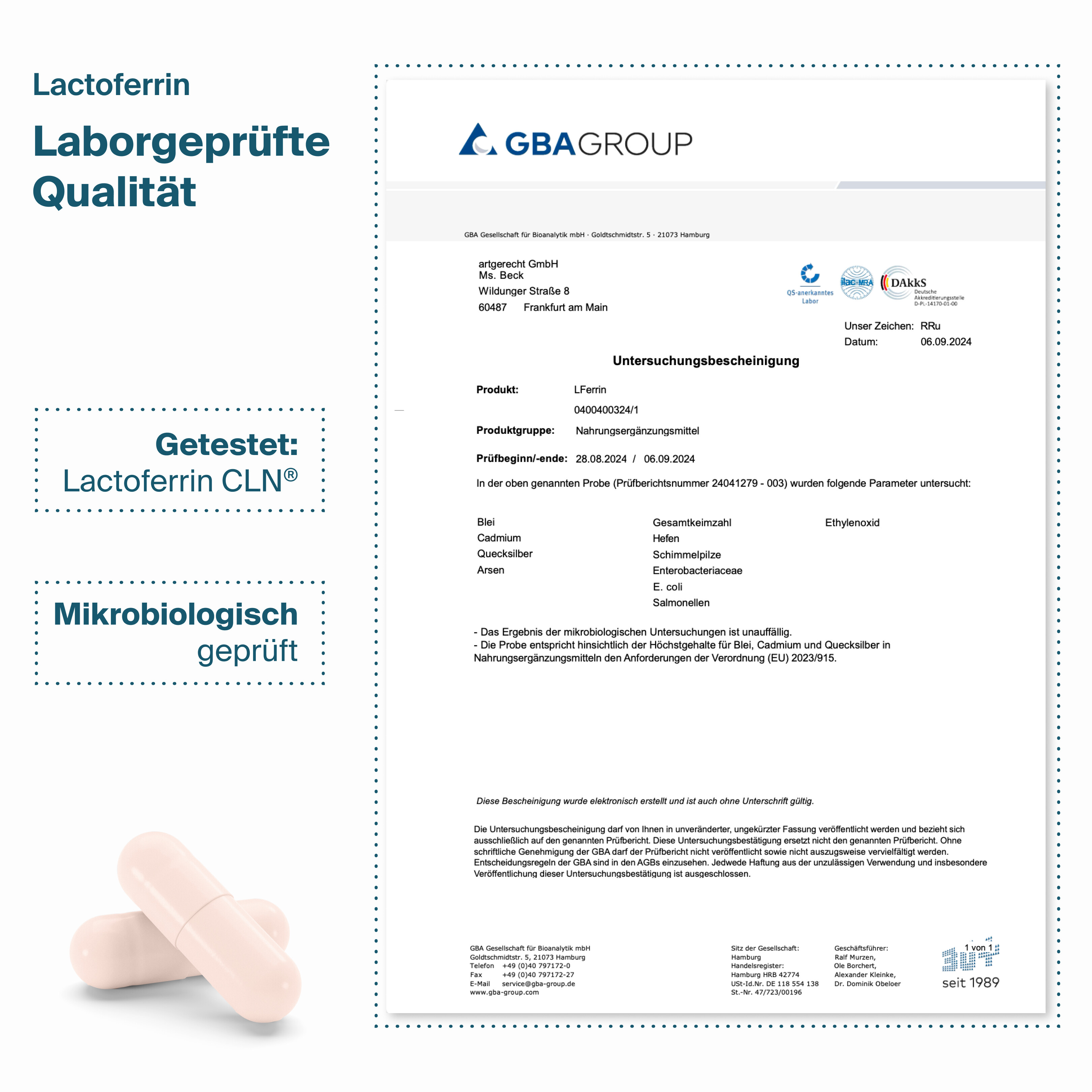 Lactoferrin (60 Kapseln)