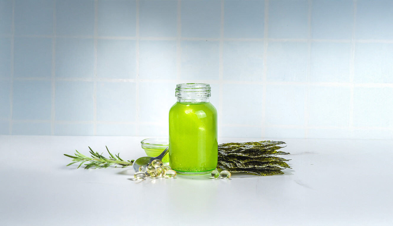 Übersicht der Inhaltsstoffe von Omega 3 Vegan High DHA 30 Kapseln – natürlich & rein