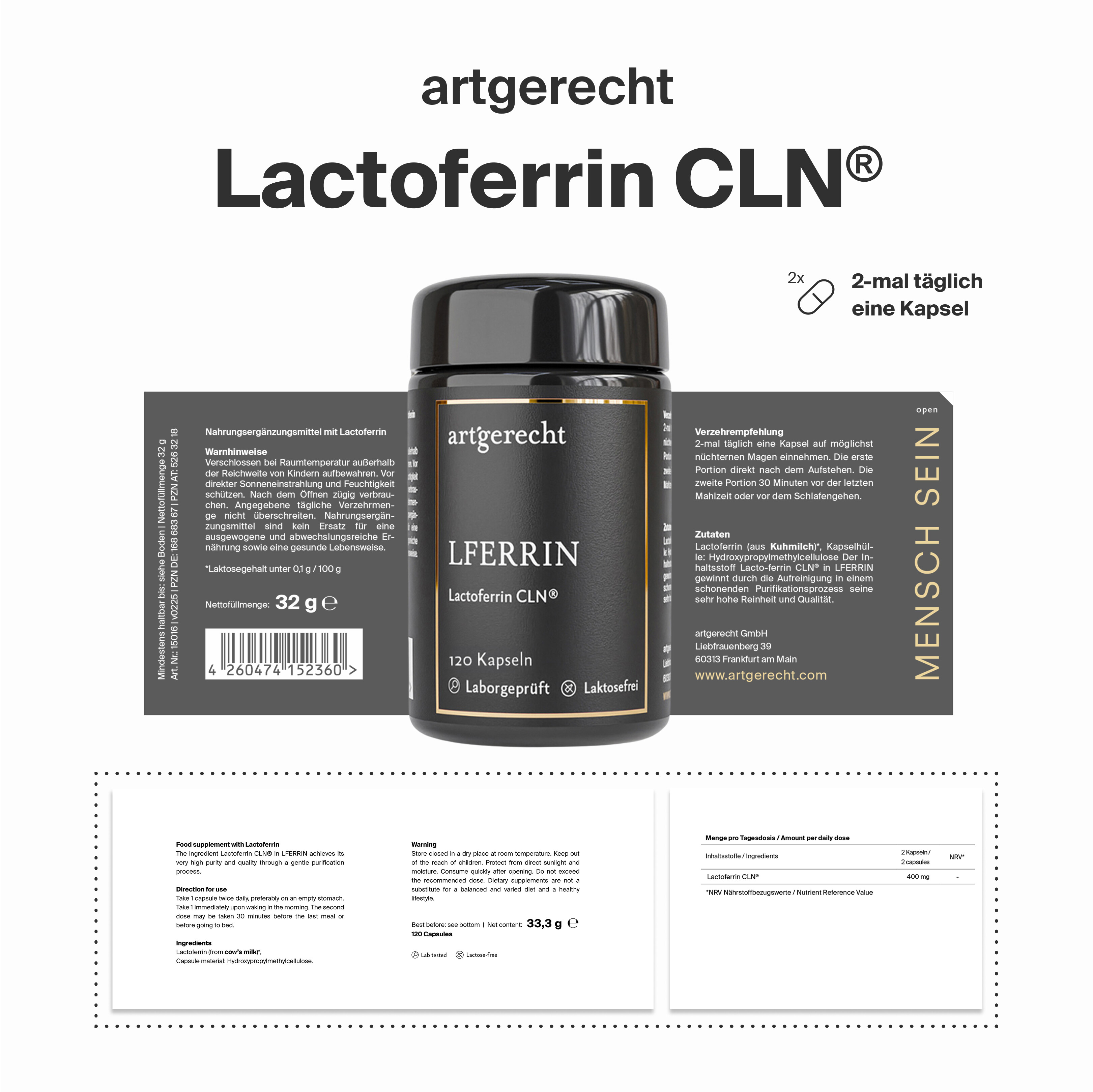 Lactoferrin (120 Kapseln)