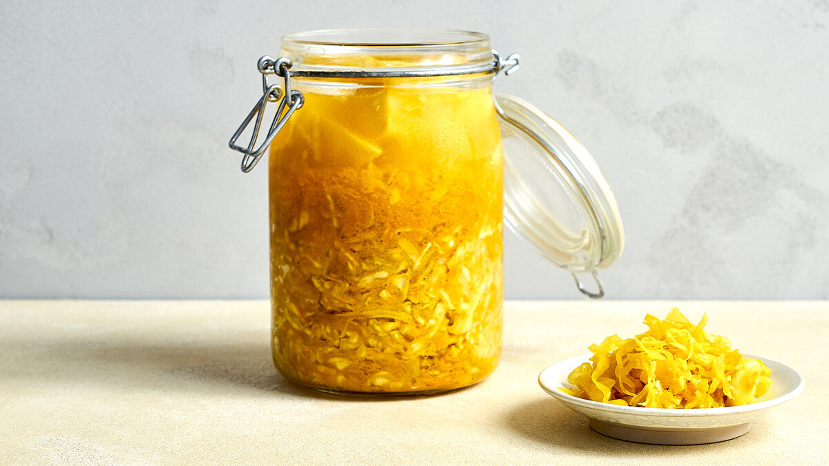 rezept kurkuma sauerkraut