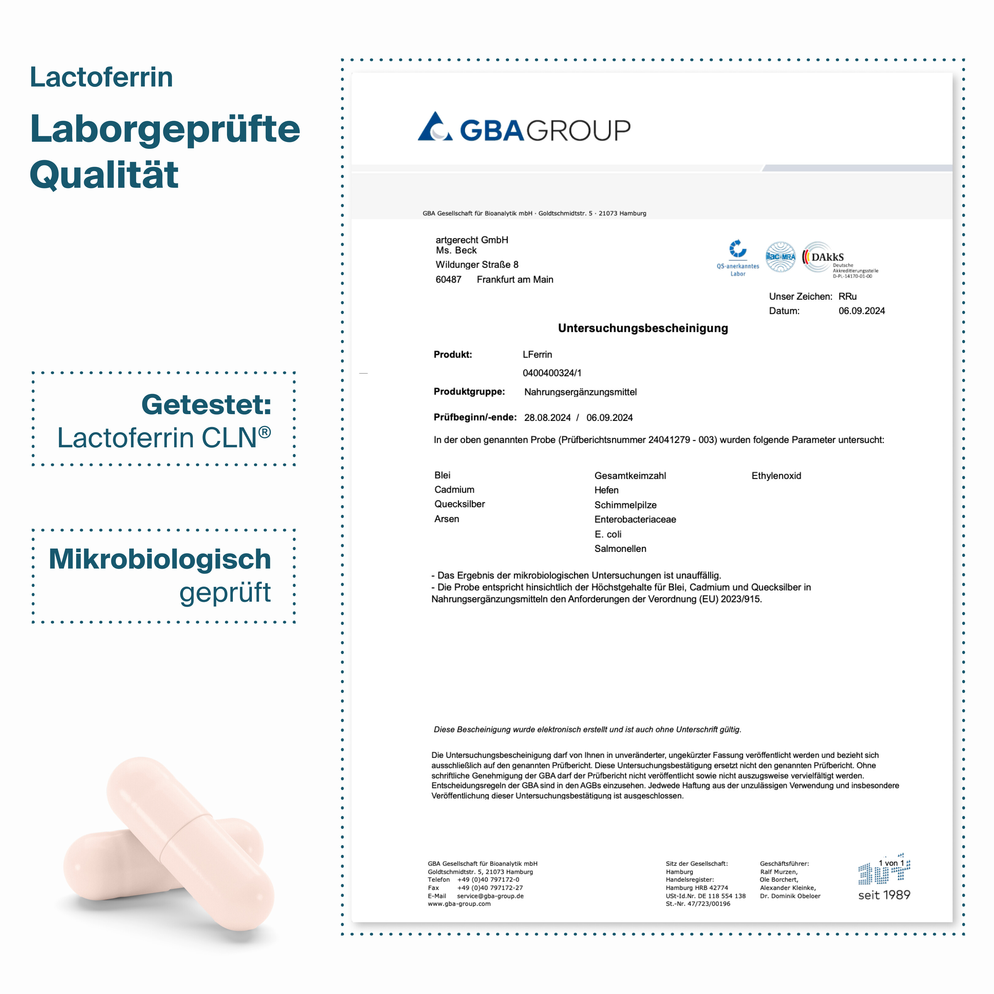 Lactoferrin (60 Kapseln)