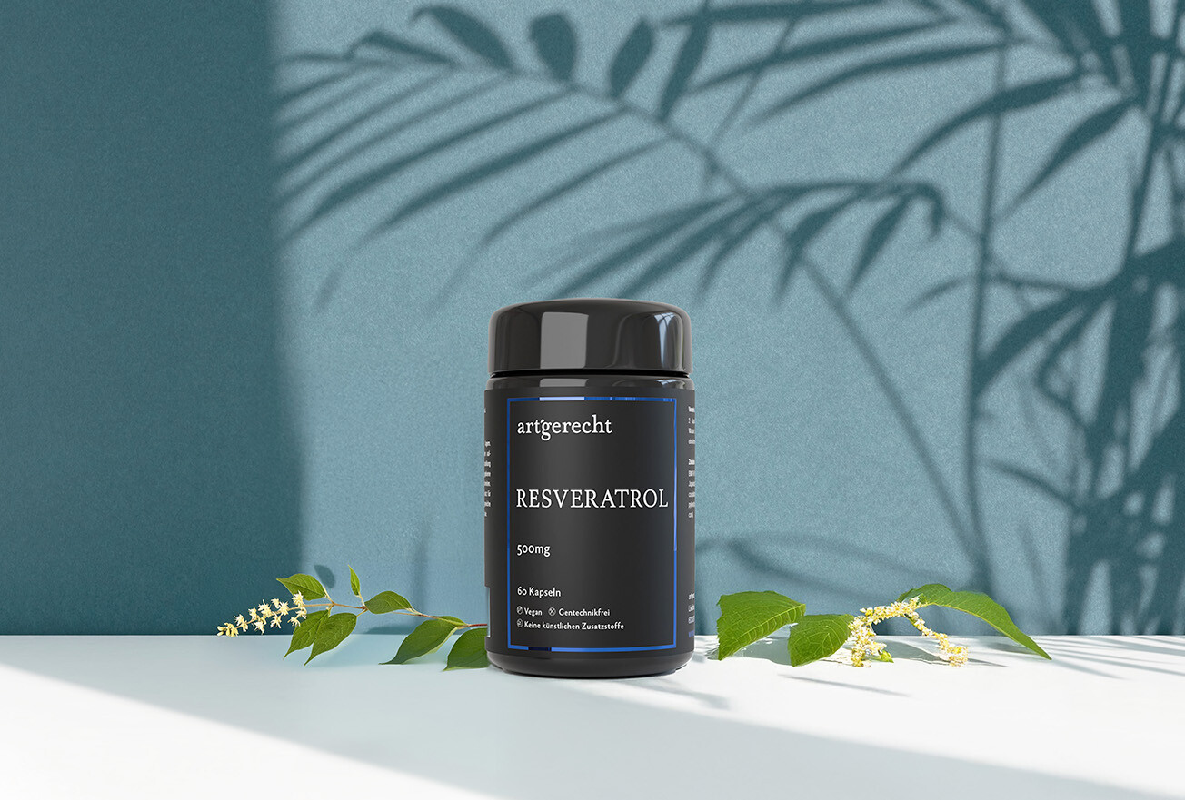 Warum Resveratrol von artgerecht? Finde heraus, warum es die beste Wahl ist Produktbild von Resveratrol von artgerecht – hochwertige Qualität