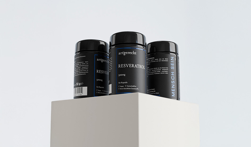 Produktbild von Resveratrol Longevity von artgerecht – hochwertige Qualität