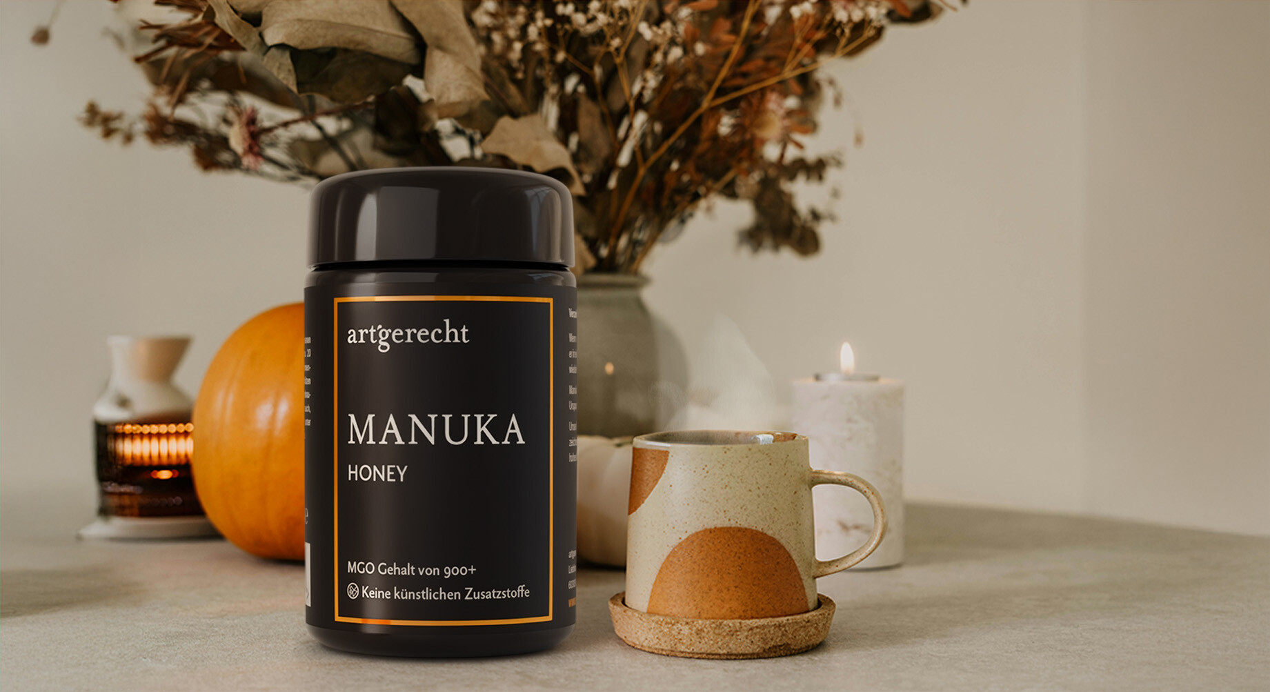 Warum Manuka Honig von artgerecht? Finde heraus, warum es die beste Wahl ist Produktbild von Manuka Honig von artgerecht – hochwertige Qualität