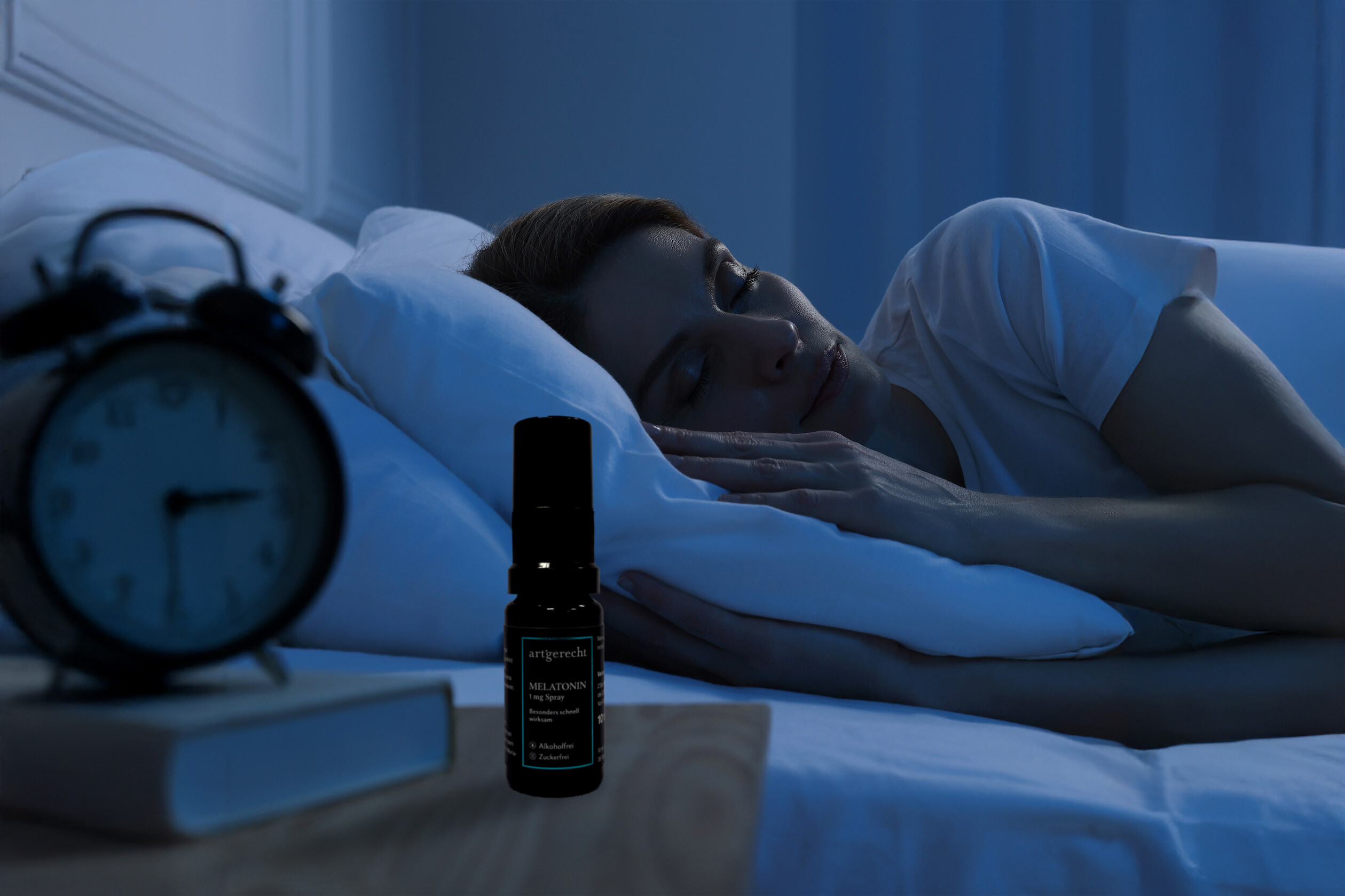 melatonin spray besser schlafen banner