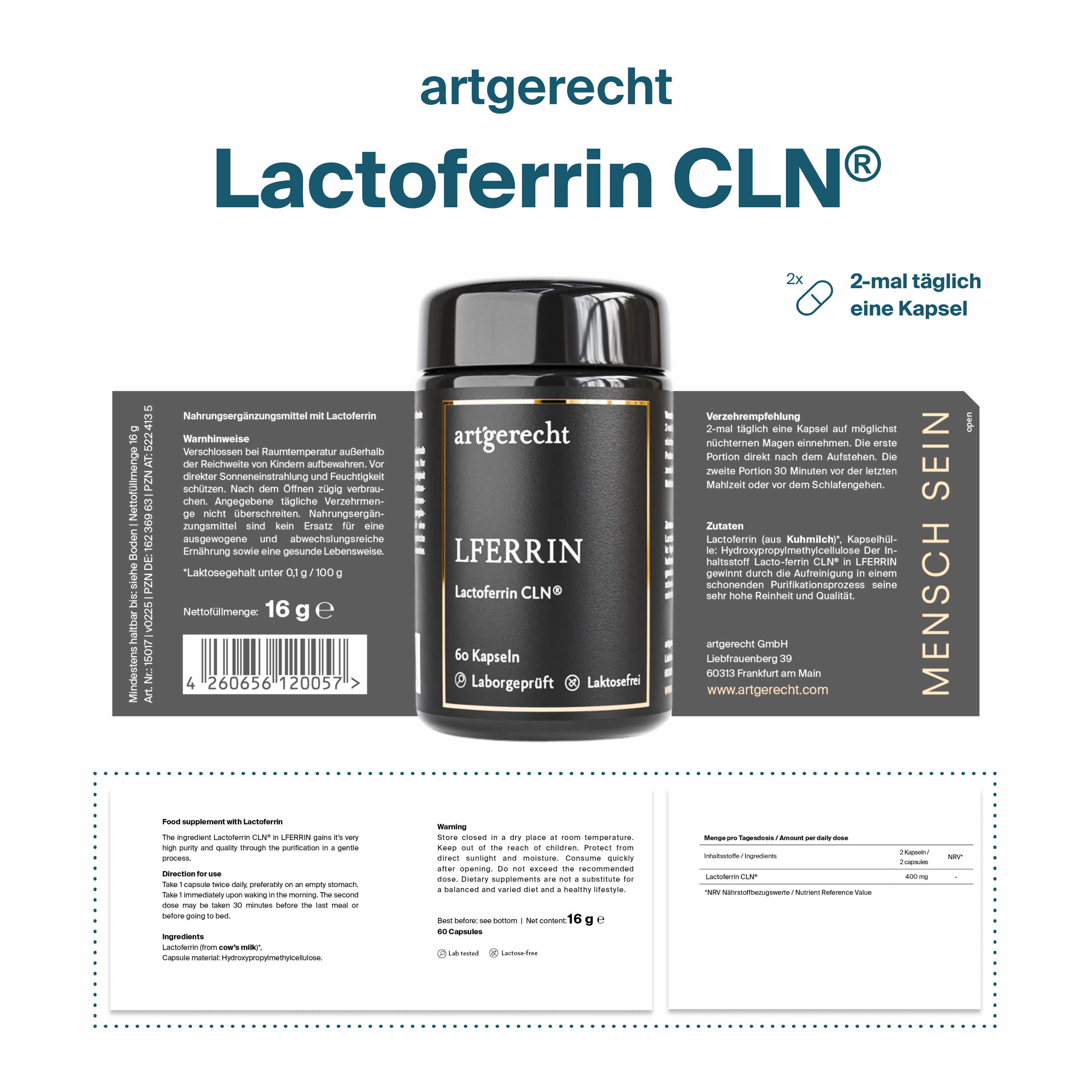 Lactoferrin (60 Kapseln)