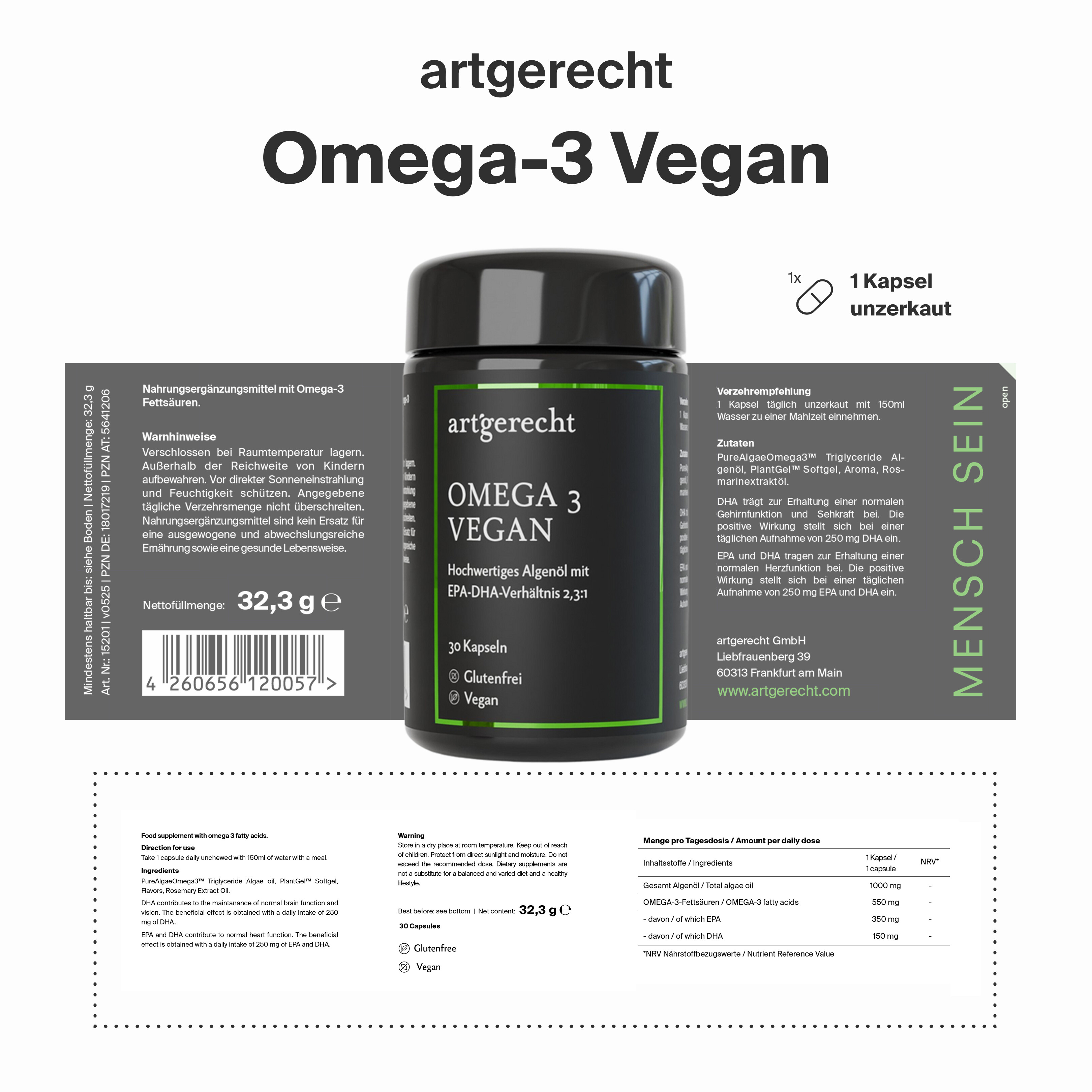Omega 3 Vegan - High EPA