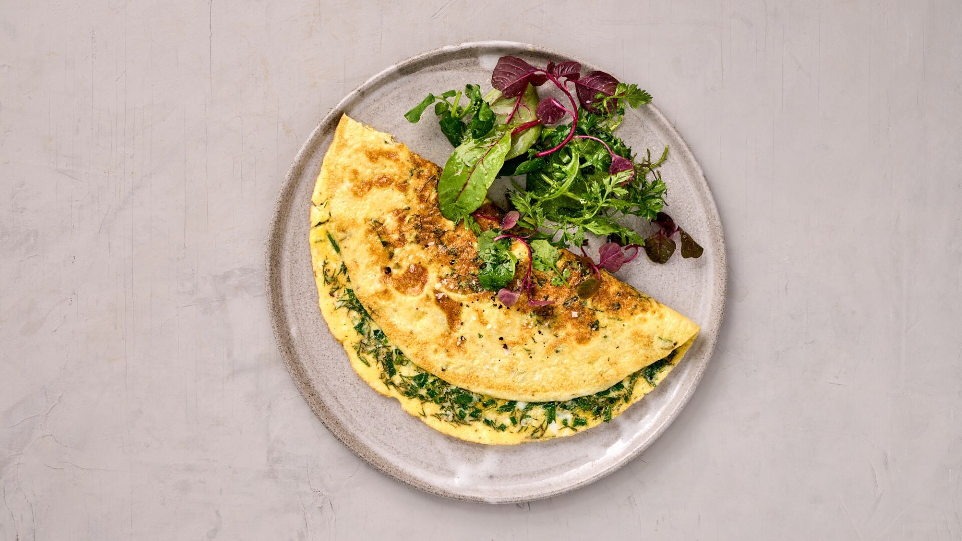 magazin rezepte header omelette mit kraeutern