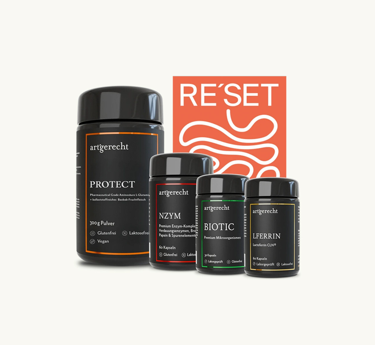 Übersicht der Inhaltsstoffe von Reset – natürlich & rein