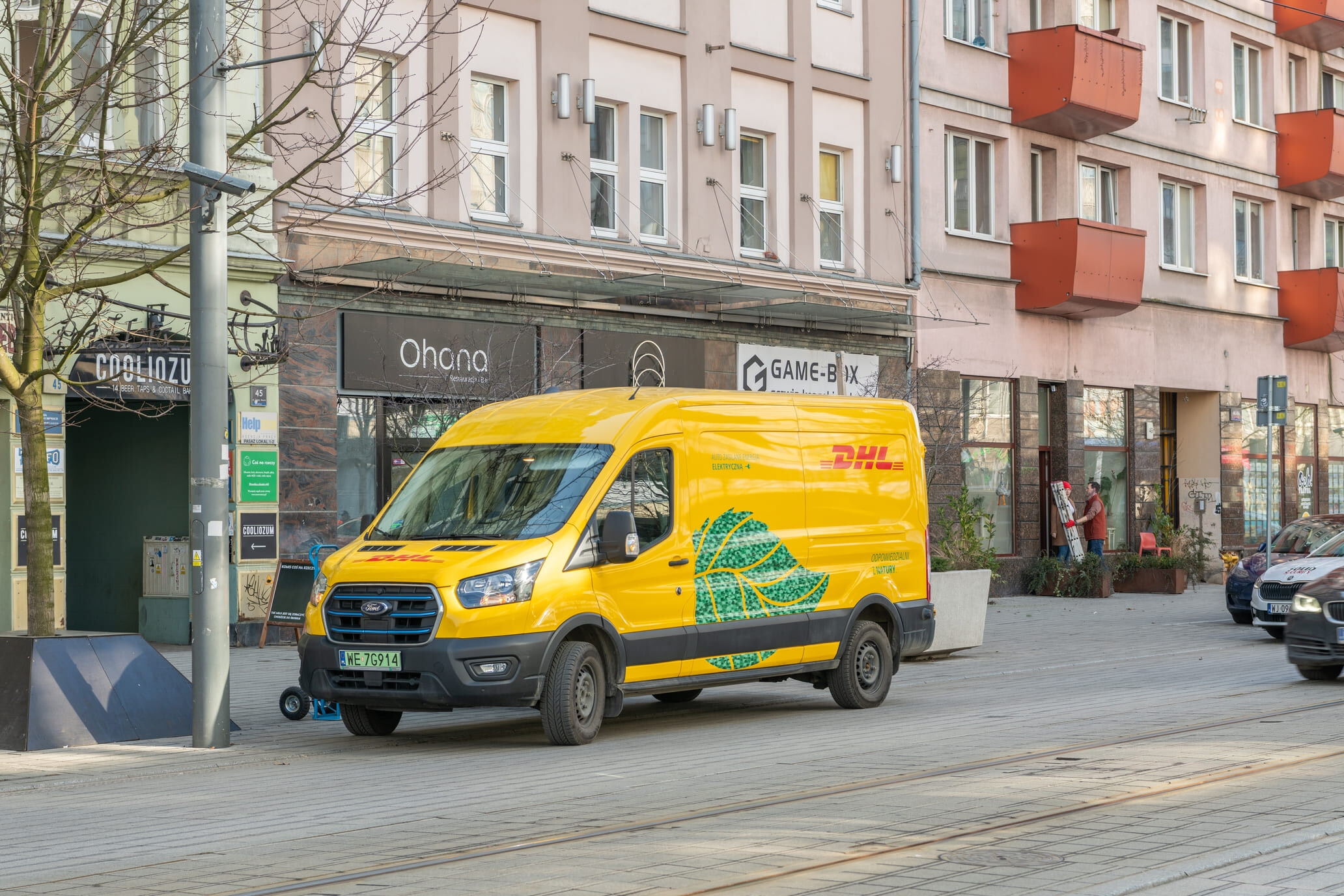 artgerecht DHL GOGREEN FAHRZEUG BLATT