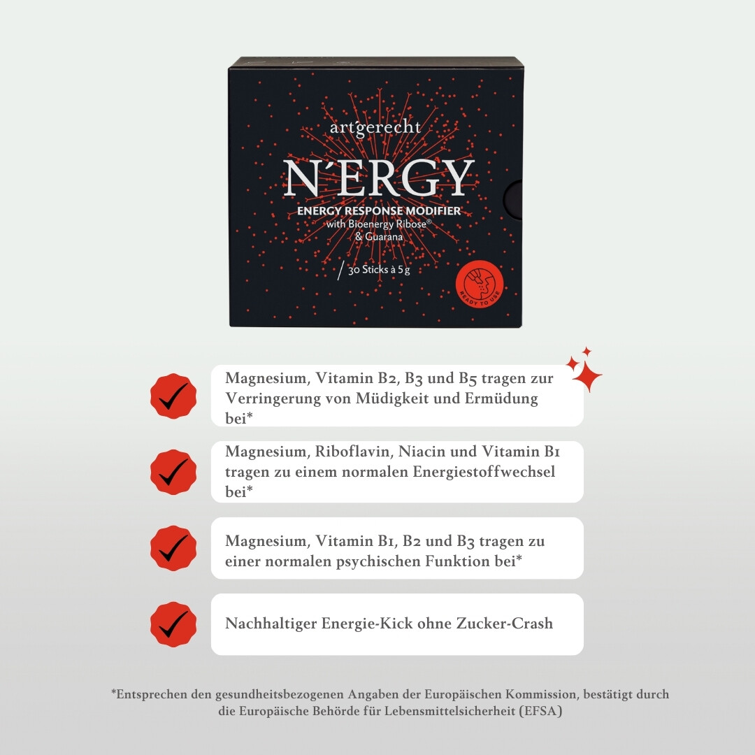 nergy energie drink guarana q10 bioenergy ribose usp