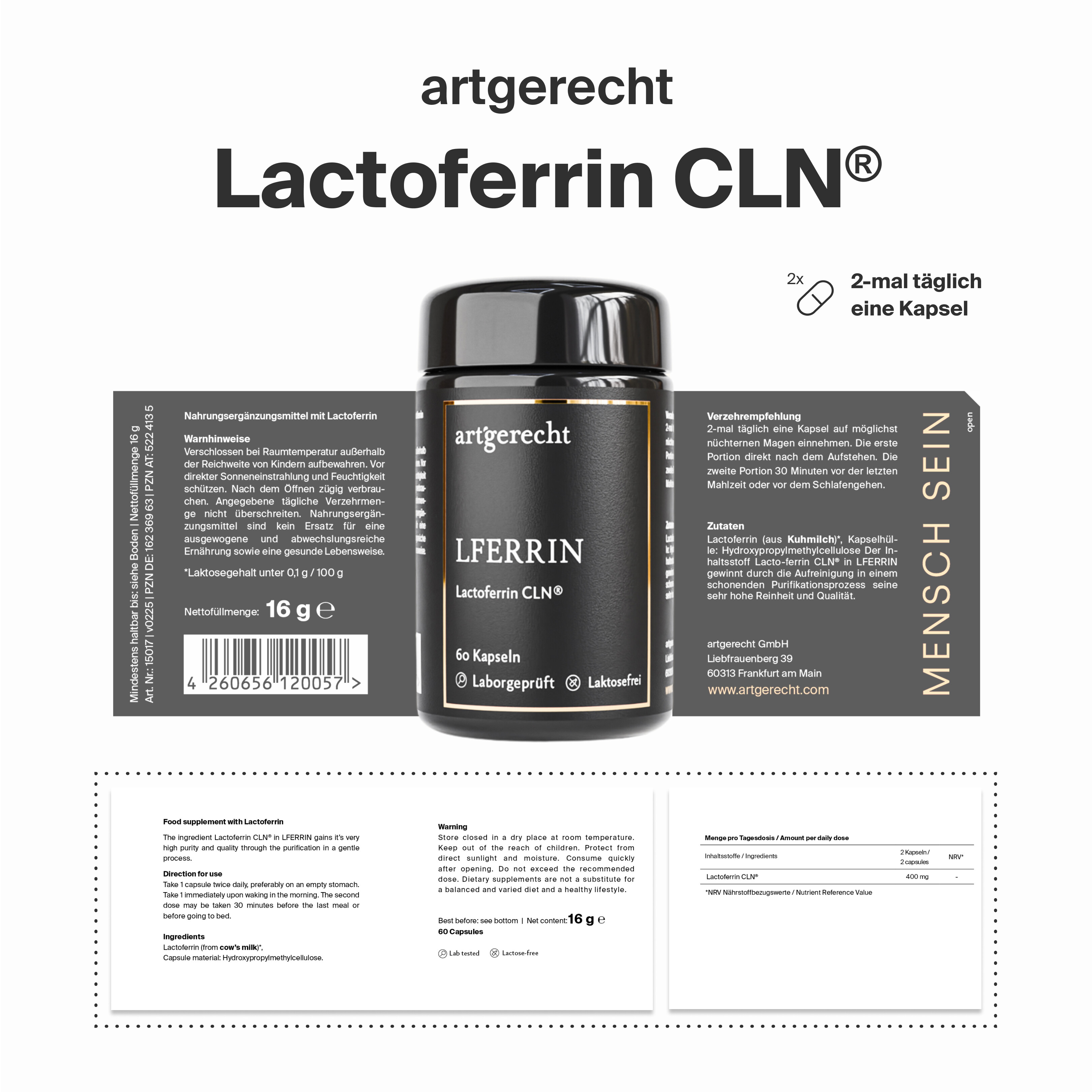 Lactoferrin (60 Kapseln)