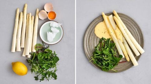Schnelles Rezept für Spargel mit artgerechter Sauce Hollandaise. Gesund und RESET geeignet.